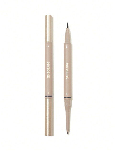 مداد ابرو دوطرفه شیگلم  BROWS ON DEMAND 2-IN-1 BROW PENCIL - CHOCOLATE