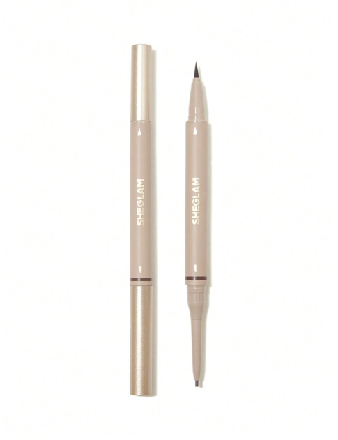 مداد ابرو دوطرفه شیگلم  BROWS ON DEMAND 2-IN-1 BROW PENCIL - CHOCOLATE