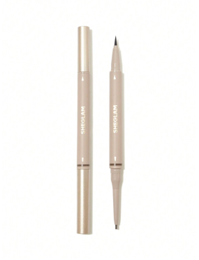 مداد ابرو دوطرفه شیگلم  BROWS ON DEMAND 2-IN-1 BROW PENCIL - CHOCOLATE