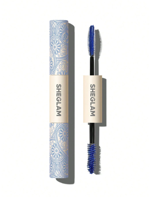 ریمل دو سر ضد آب شیگلم رنگ آبی All-In-One Volume & Length Mascara-Waterproof Blue