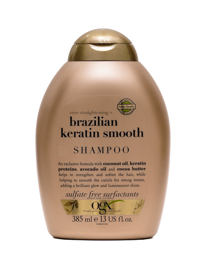 شامپو کراتین برزیلی اوجیکس OGX Brazilian Keratin Smooth Shampoo