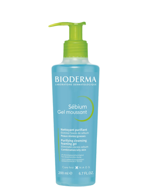 ژل شستشوی بایودرما پوست چرب Bioderma Sebium Facial Purifying Cleansing Foaming