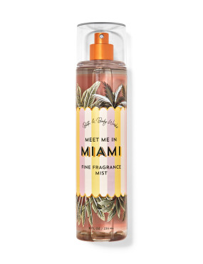 بث اند بادی بادی میست میت می این میامی Bath and body meet me inn miami body mist