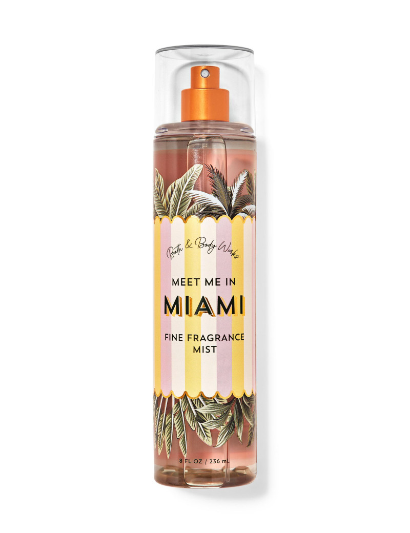 بادی میست میت می این میامی بث اند بادی Bath and body meet me inn miami body mist