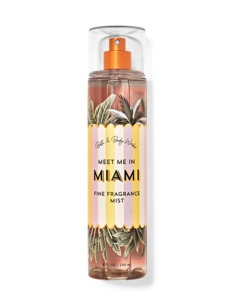 بث اند بادی بادی میست میت می این میامی Bath and body meet me inn miami body mist