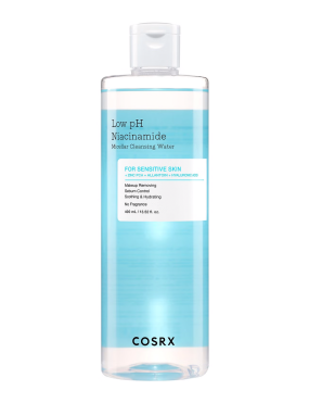 میسلار واتر آبرسان و تسکین دهنده نیاسینامید کوزارکس Cosrx Low pH Niacinamide Micellar Cleansing Water