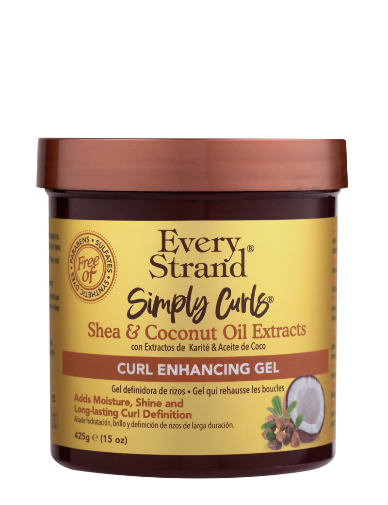 ژل تقویت کننده موی فر اوری استرند Every Strand Simply Curls Shea & Coconut Oil Extracts Curl Enhancing Gel