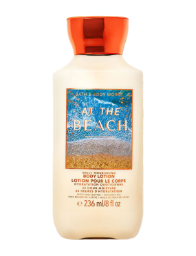 لوسیون بدن بث اند بادی ات د بیچ Bath & Body Works at the beach