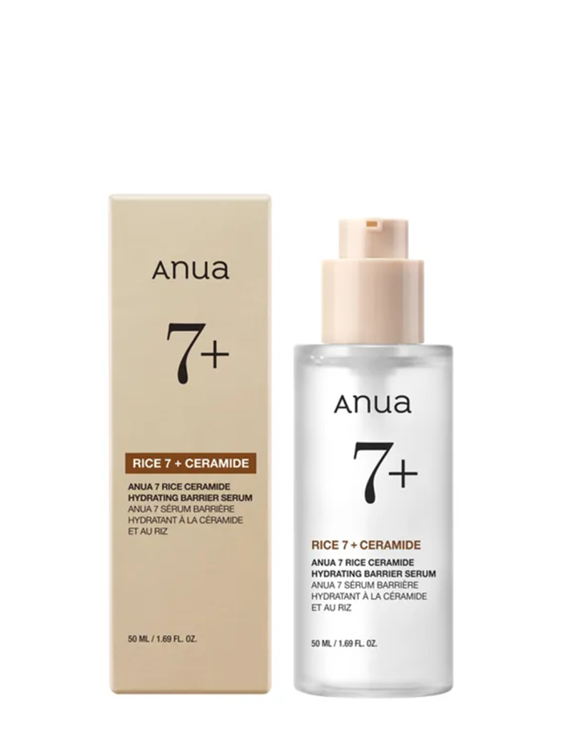 سرم آبرسان و تقویت‌کننده سد دفاعی برنج و سراماید آنوا Anua 7 Rice Ceramide Hydrating Barrier Serum