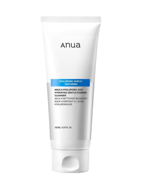 فوم شستشوی هیالورونیک اسید و پنتنول آنوا ANUA 8 Hyaluronic Acid Hydrating Gentle Foaming Cleanser