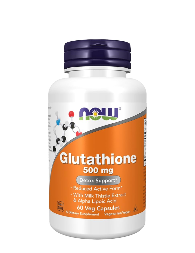 گلوتاتیون NOW Suplementos, Glutation 500 mg