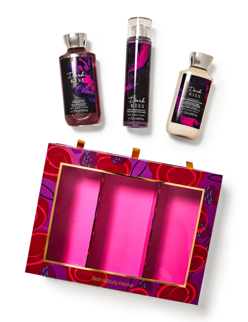 بث اند بادی ست دارک کیس Bath & Body Works Dark Kiss Gift Box Set