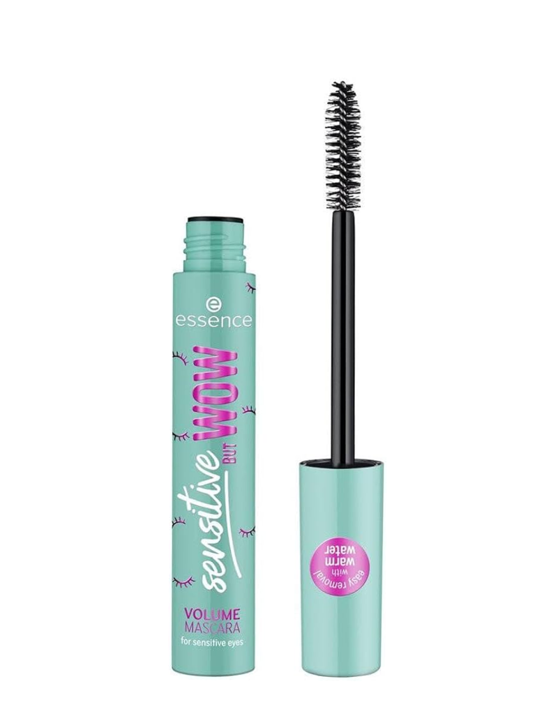 ریمل حجم دهنده و حالت دهنده اسنس سبز Essence sensitive BUT WOW VOLUME mascara