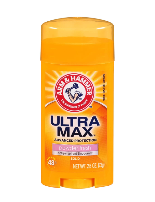 آرم اند هامرمام صابونی اولترا مکس رایحه پودری  Arm & Hammer Antiperspirant Deodorant Ultra Max Powder Fresh 73g