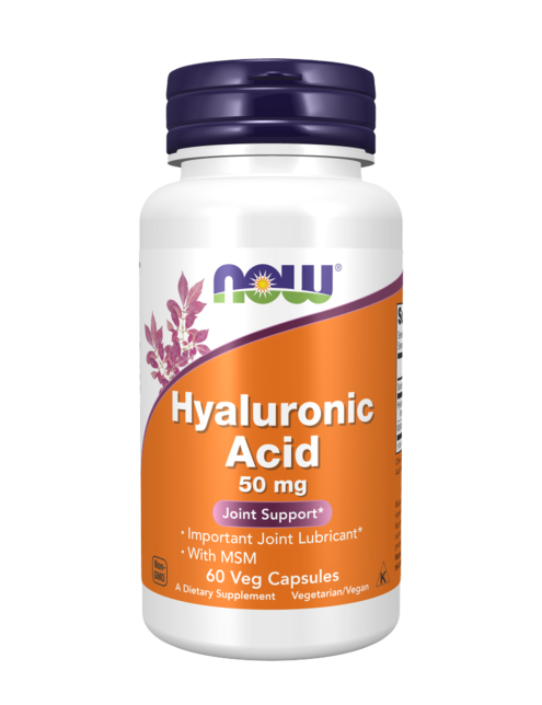 هیالورونیک اسید Now Hyaluronic Acid 50 mg Veg Capsules