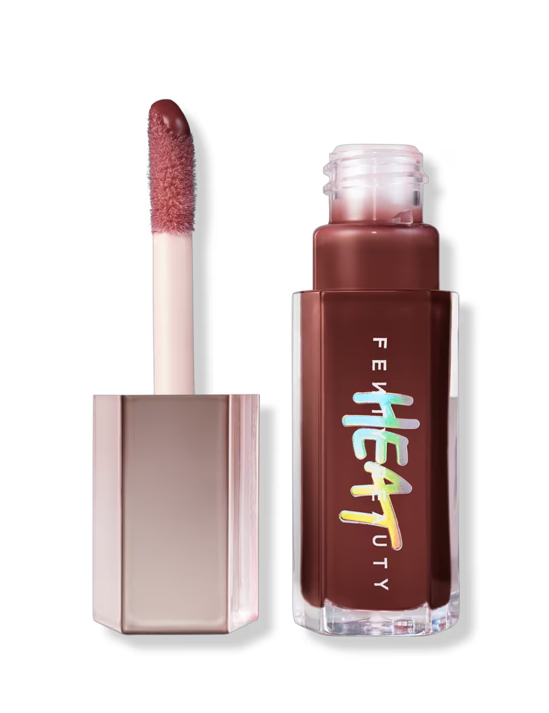 فنتی بیوتی لیپ گلاس رنگ هات چاکلت  fenty beauty gloss bomb heat hot chocoliy