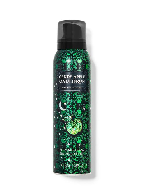 بث اند بادی فوم لوسیون کندی اپل Bath & Body Works Candy Apple Cauldron Shimmer Fizz Body Lotion