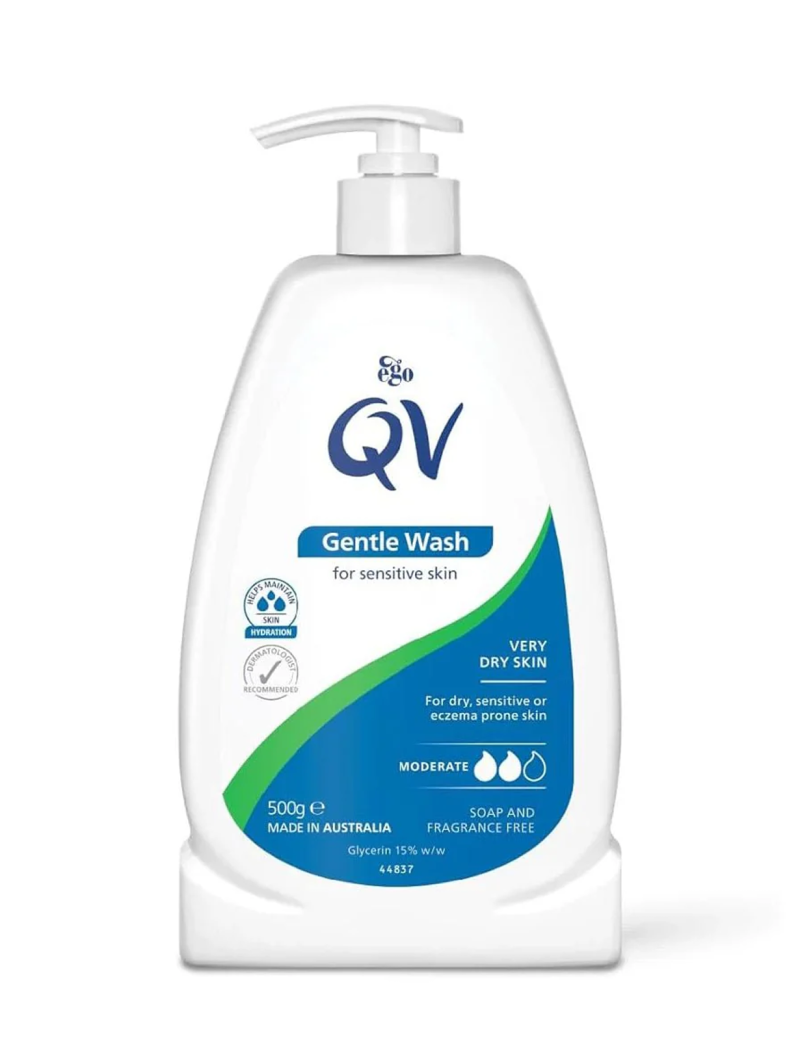 شوینده ملایم کیو وی مناسب پوست خشک و حساس Qv Gentle Wash