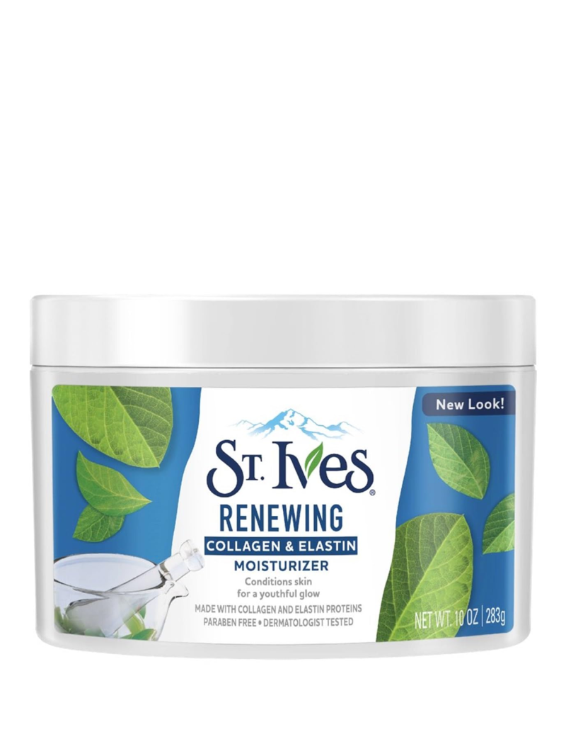 كرم مرطوب كننده و آبرسان سنت ايوز St. Ives Renewing Collagen & Elastin Moisturizer