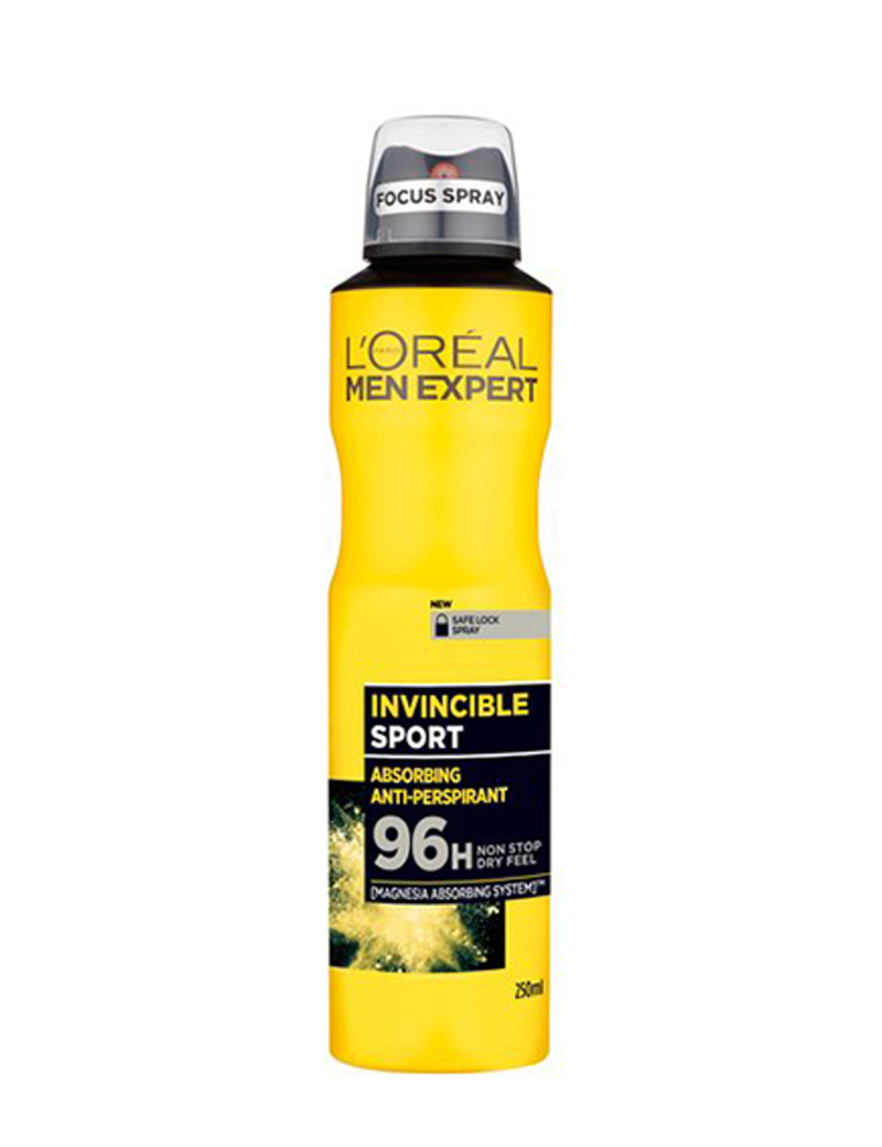 اسپری بدن لورئال L'Oreal Men Expert Anti-Perspirant Invincible Sport 250ml