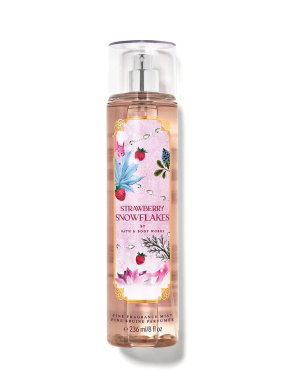 بث اند بادی ورکس بادی میست استرابرری اند اسنوفلکس Bath & Body Works Strawberry Snowflakes body Mist