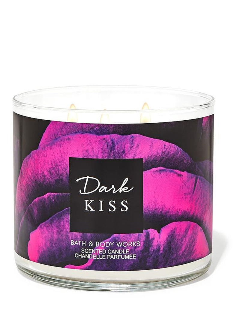 بث اند بادی ورکس شمع دارک کیس Bath and Body Works Dark Kiss 3-Wick Candle