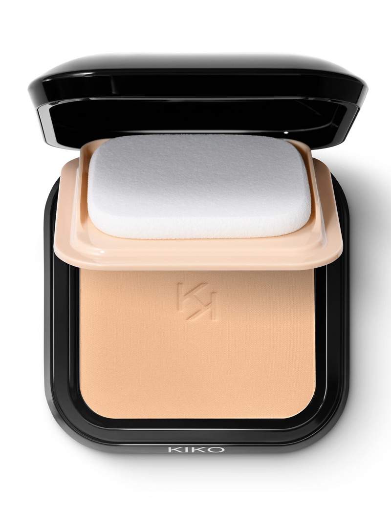 کیکو میلانو پنکک Kiko Milano Full Coverage Blurring Powder Foundation, 020 Ivory