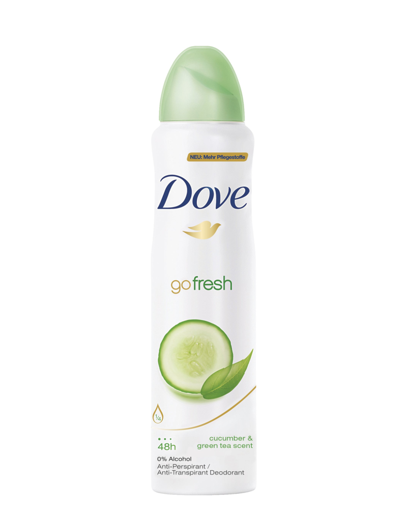 اسپری ضد تعریق گو فرش خیار و چای سبز داو Dove Go Fresh Cucumber & Green Tea Deodorant 48h Spray 150 ml