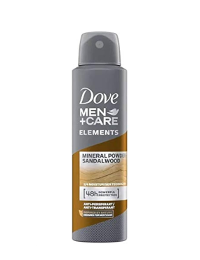 اسپری ضد تعریق داو مردانه مینرال پودر صندل وود DOVE Men + Care Deodorant Spray Mineral Powder & Sandalwood