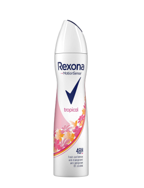 اسپری ضد تعریق زنانه رکسونا Rexona Women's Tropical Pink Deodorant Spray