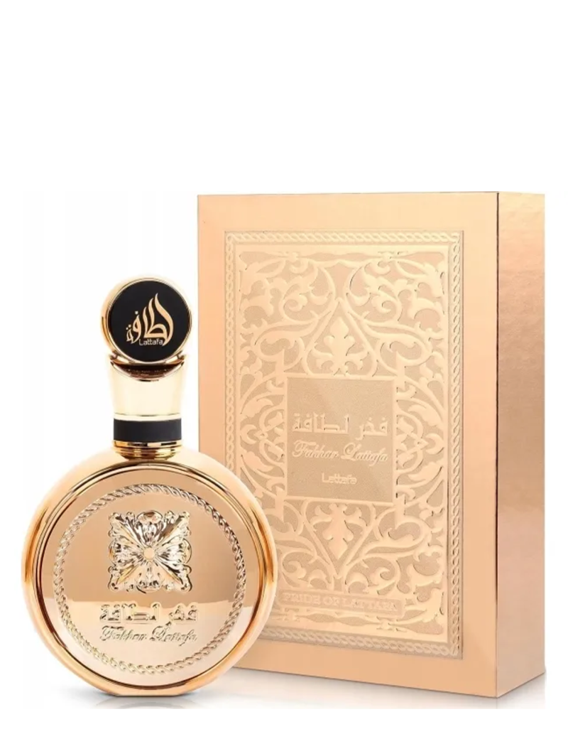 عطر ادکلن فخر لطافه گلد طلایی لطافه Fakhr Lattafa gold