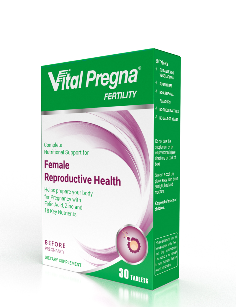 ویتال پرگنا Vital Healthcare Pregna Fertility Female Reproductive Health