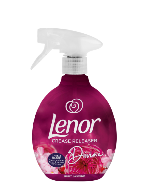 اسپری ضد چروک و خوشبو کننده لباس لنور مدل روبی جاسمین |Lenor Crease Releaser 500ml Ruby Jasmine