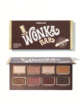 شیگلم پابت سایه چشم میلی وانکا sheglam Willy Wonka Wonka Bar Eyeshadow Palette