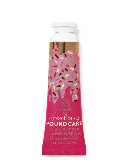 بث اند بادی ورکس کرم دست پوند کیک  Bath & Body Works  Strawberry Pound Cake Hand Cream