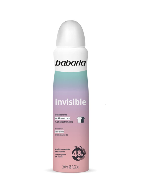 باباریا اسپری بدن اینویزیبل  Babaria Invisible Deodorant Spray