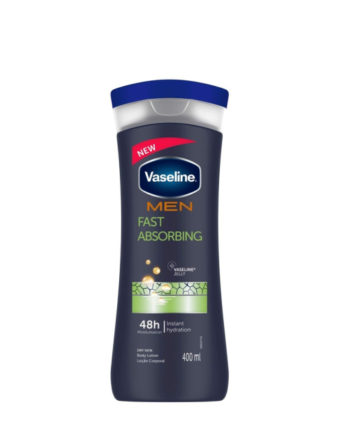 وازلین لوشن بدن مردانه Vaseline, Men Fast Absorbing Lotion 400 Ml