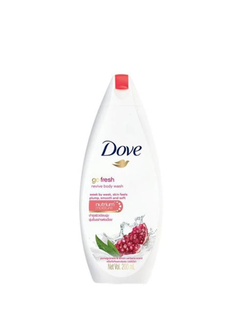 داو شامپو بدن انار Dove Go Fresh Pomegranate & Lemon Verbena Scent Revive Body Wash 200ml