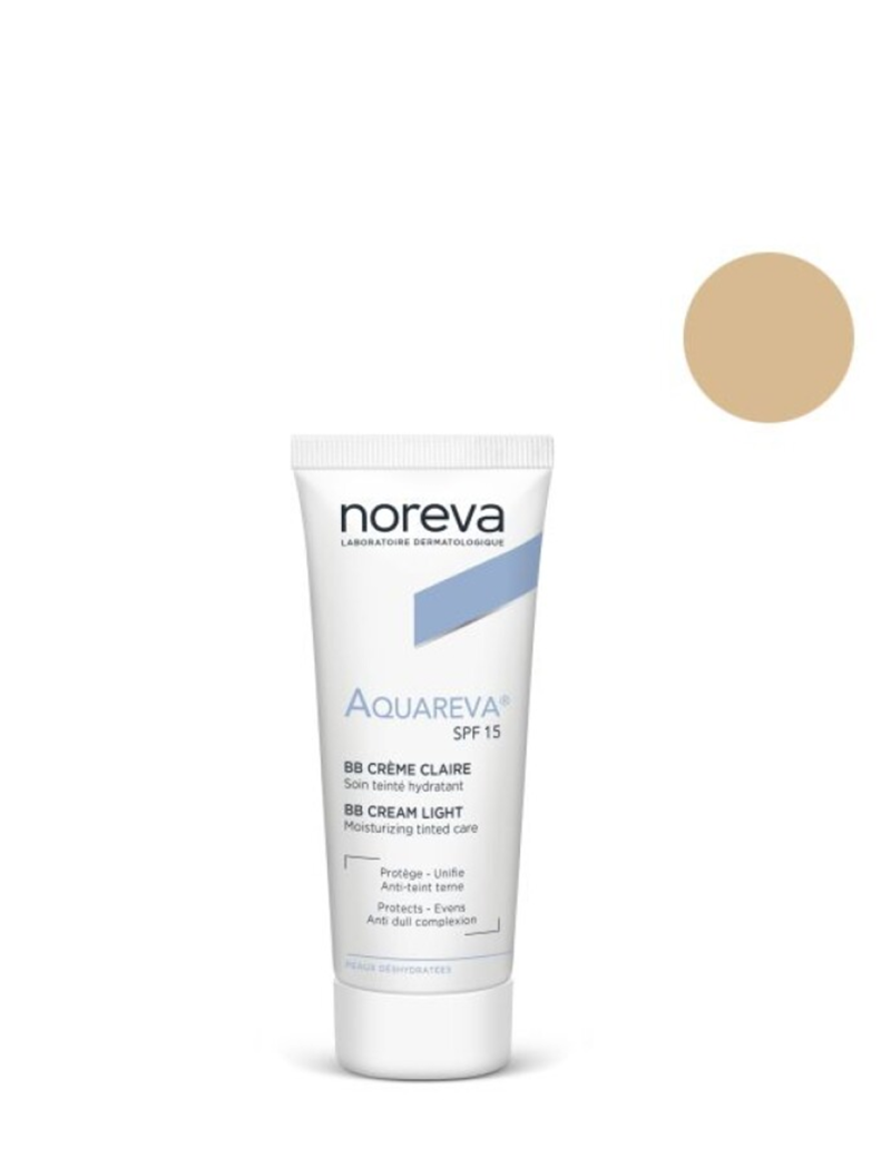 نوروا بی بی کرم ابرسان رنگ لایت Noreva Aquareva Bb Crema Tono Claro Spf 15. 40 Ml.