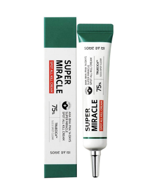 کرم لایه بردار و ضدجوش ضدلک میراکل سام بای می Some By Mi Super Miracle AHA. BHA. PHA Super Miracle Spot All Kill Cream 30ml