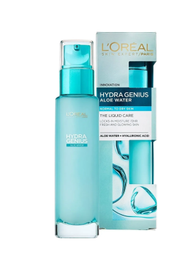 آبرسان پوست نرمال تا خشک لورآل Loreal Paris Hydra Genius Aloe Water Normal to Dry Skin