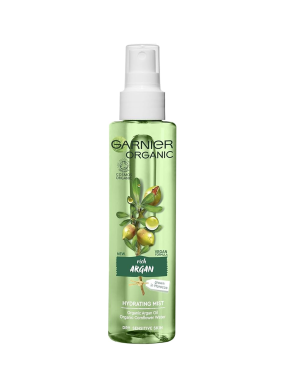 گارنیر اسپری آبرسان آرگان Garnier Organic Argan Hydrating Facial Spray Mist for Dry and Sensitive Skin