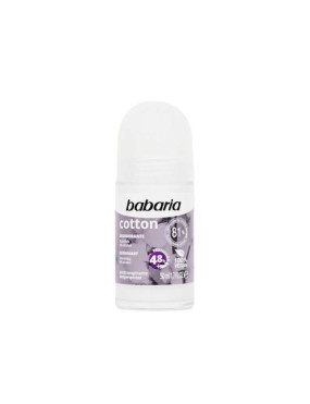 مام رول ضدتعریق کتان باباریا ۵۰میل  BABARIA Cotton Deodorant 48H Antiperspirant