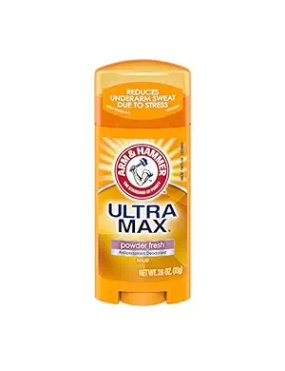 مام صابونی اولترا مکس رایحه پودری آرم اند هامر Arm & Hammer Antiperspirant Deodorant Ultra Max Powder Fresh 73g