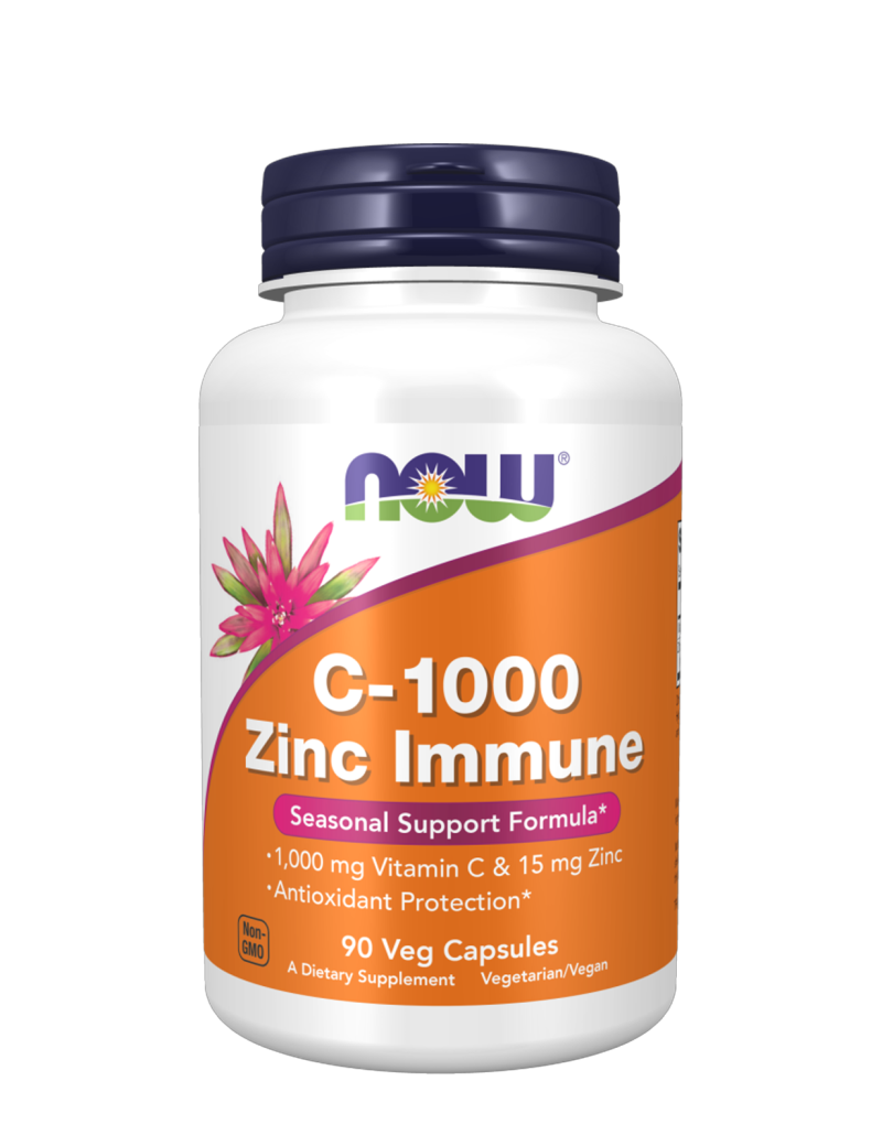 ویتامین سی 1000-زینک NOW C-1000 Zinc Immune