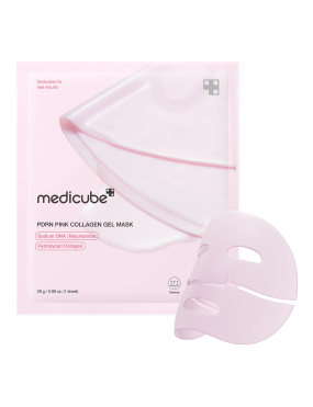 مدیکیوب ماسک ورقه ای کلاژن  PDRN Pink Collagen Jelly Gel Mask‏ Medicube