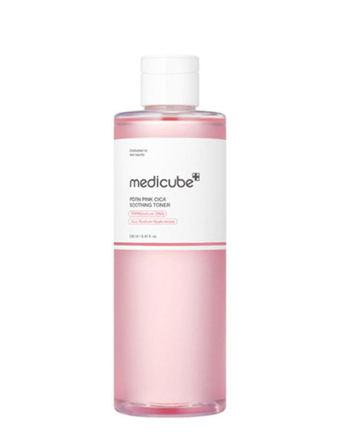 مدیکیوب سوتینگ تونر روشن کننده و تسکین دهنده Medicube Pdrn Pink Peptide Toner 250ml