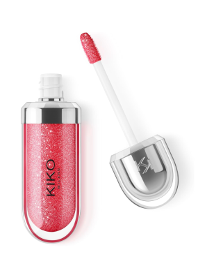 کیکو میلانو لیپ گلاس KIKO Milano 3D Hydra Lip-gloss 12 Pearly Amaryllis Red