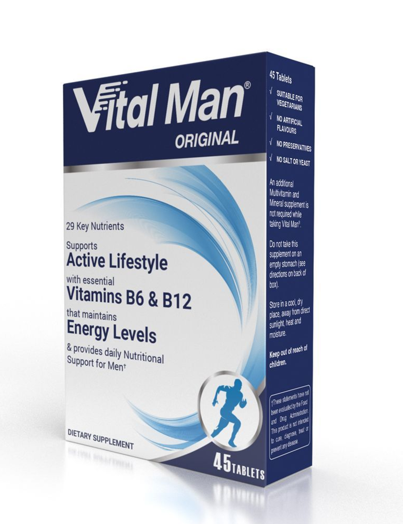 ویتال من Vital Healthcare - Vital Man Original Dietary Supplement Tablets - 45's