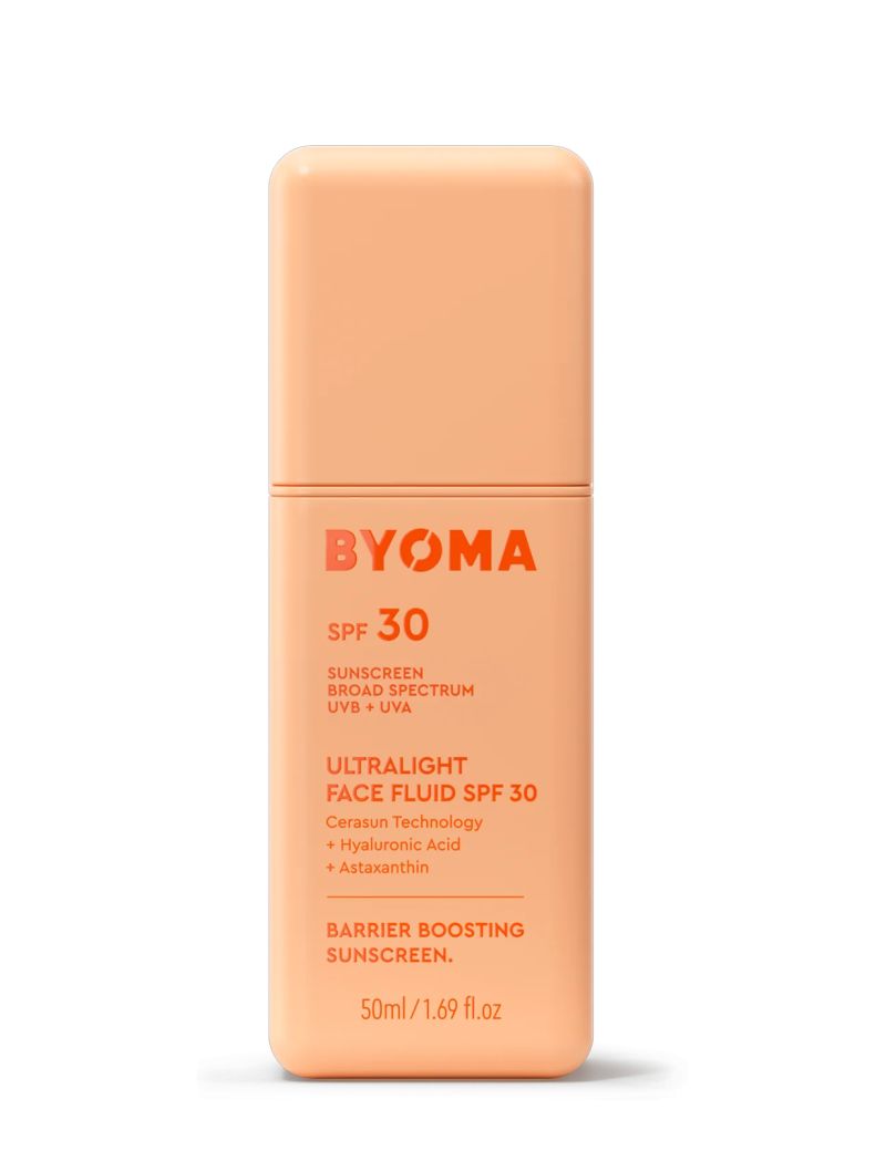 ضدآفتاب فلوییدی  بایوما | Byoma Ultralight Face Fluid SPF30